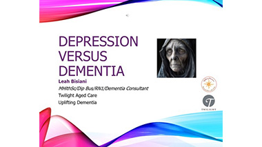 Depression Versus Dementia.