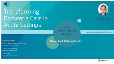 Improving patient outcomes and hospital experience through patient-centered Dementia and Delirium Service for Persons living with Dementia in the acute care setting